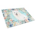 Carolines Treasures Japanese Spitz Glass Cutting Board Large CK3422LCB